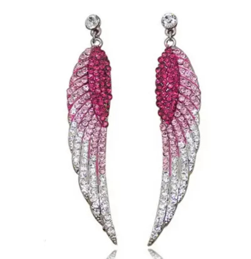 Damla Pink Wings Earrings - @Saucy Ladies