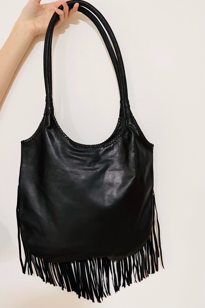 Arizona Fringed Leather Boho Bag - @Saucy Ladies