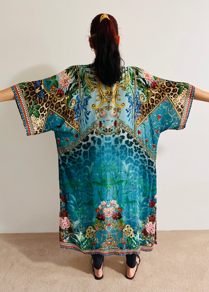 Serenity Medium Length Embellished Kimono