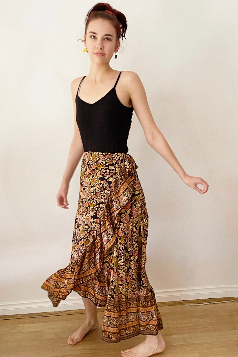 Vintage Rose Boho Wrap Skirt - @Saucy Ladies