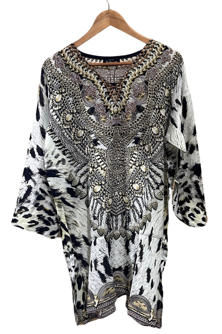 Animal Vibes Long Sleeve Dress/Tunic