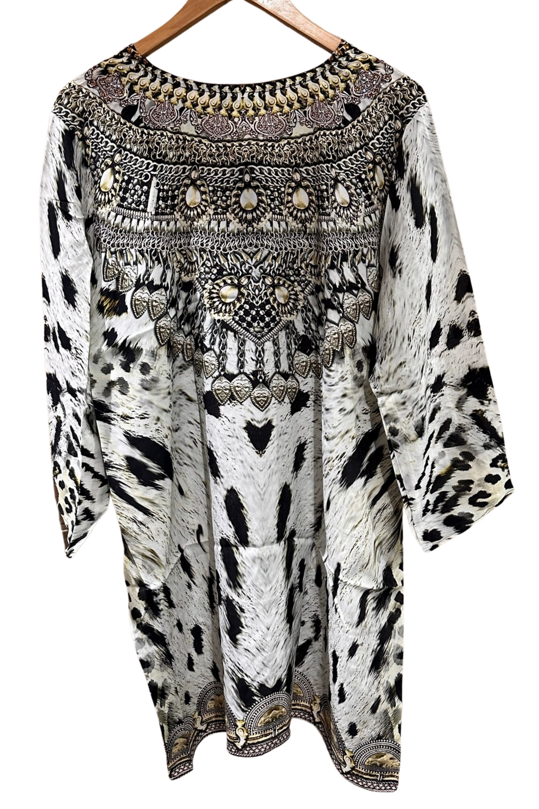 Animal Vibes Long Sleeve Dress/Tunic - @Saucy Ladies