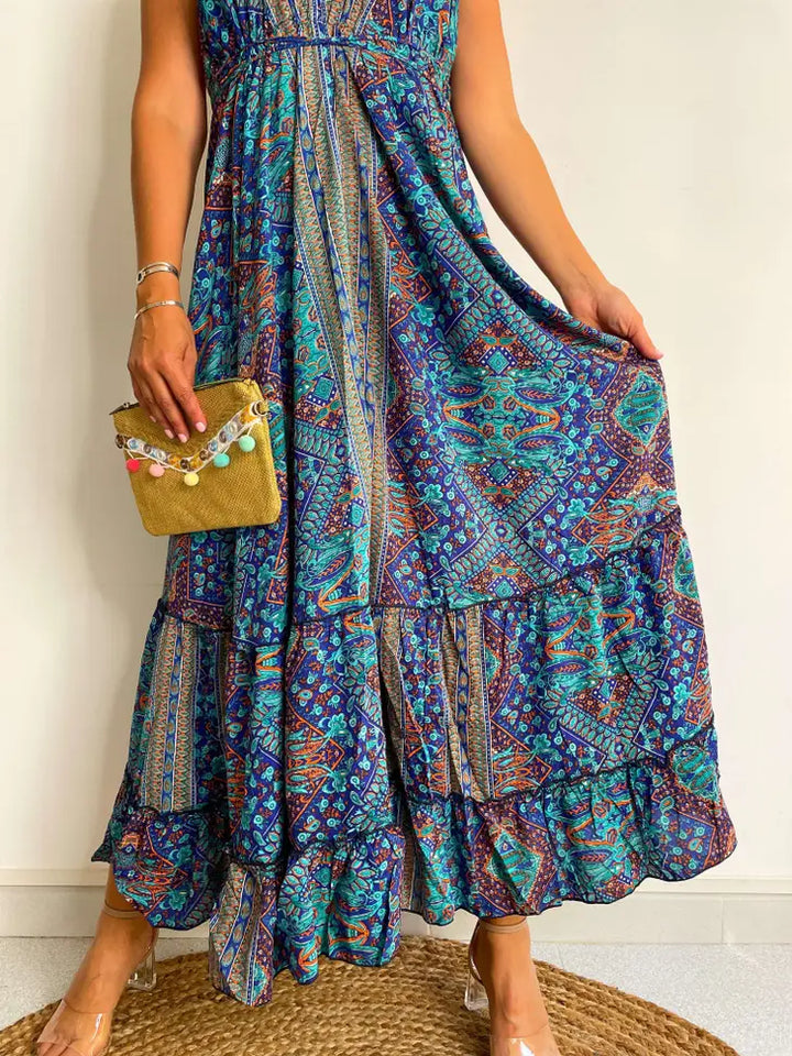 Sindia Silk Maxi Dress - @Saucy Ladies