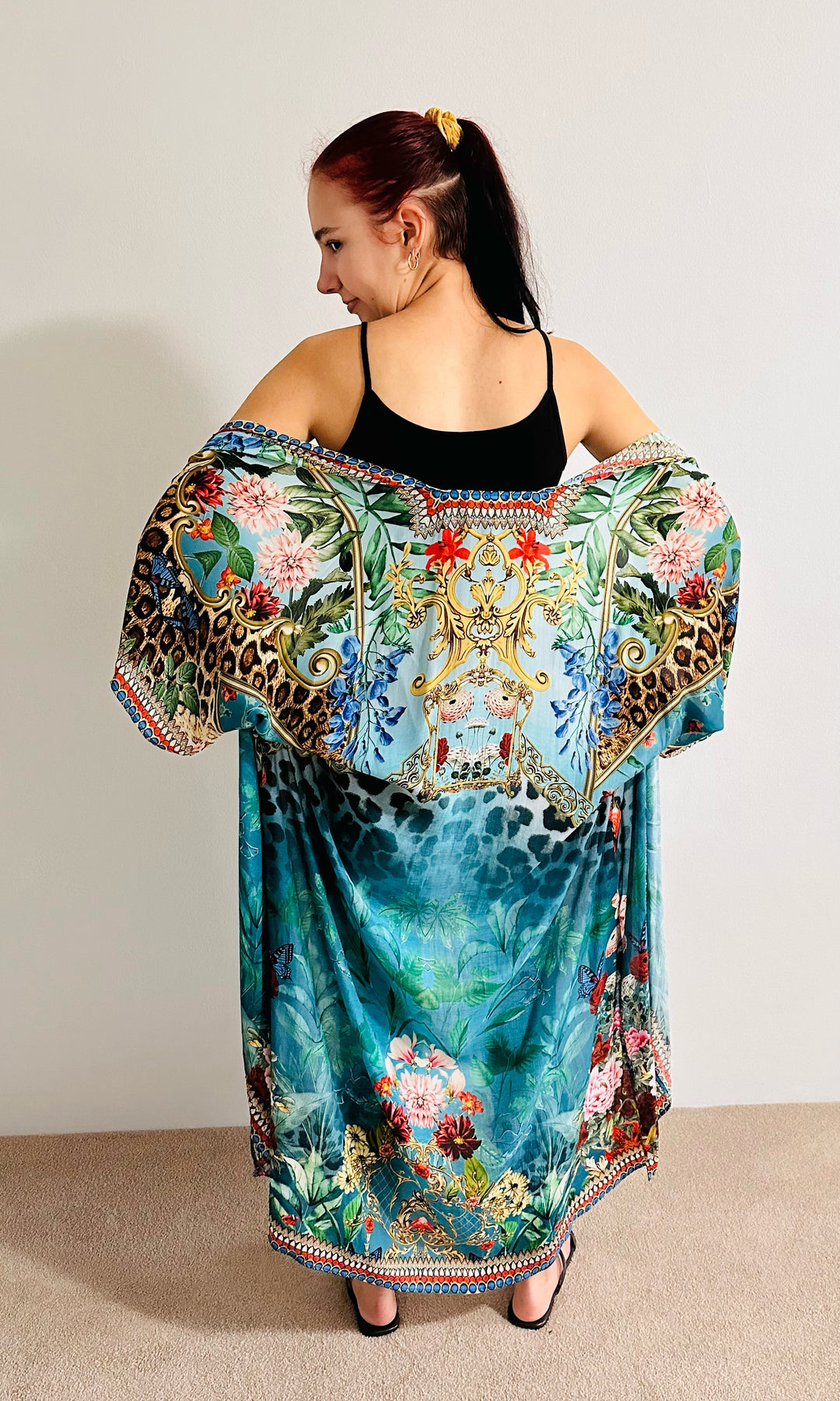 Serenity Medium Length Embellished Kimono