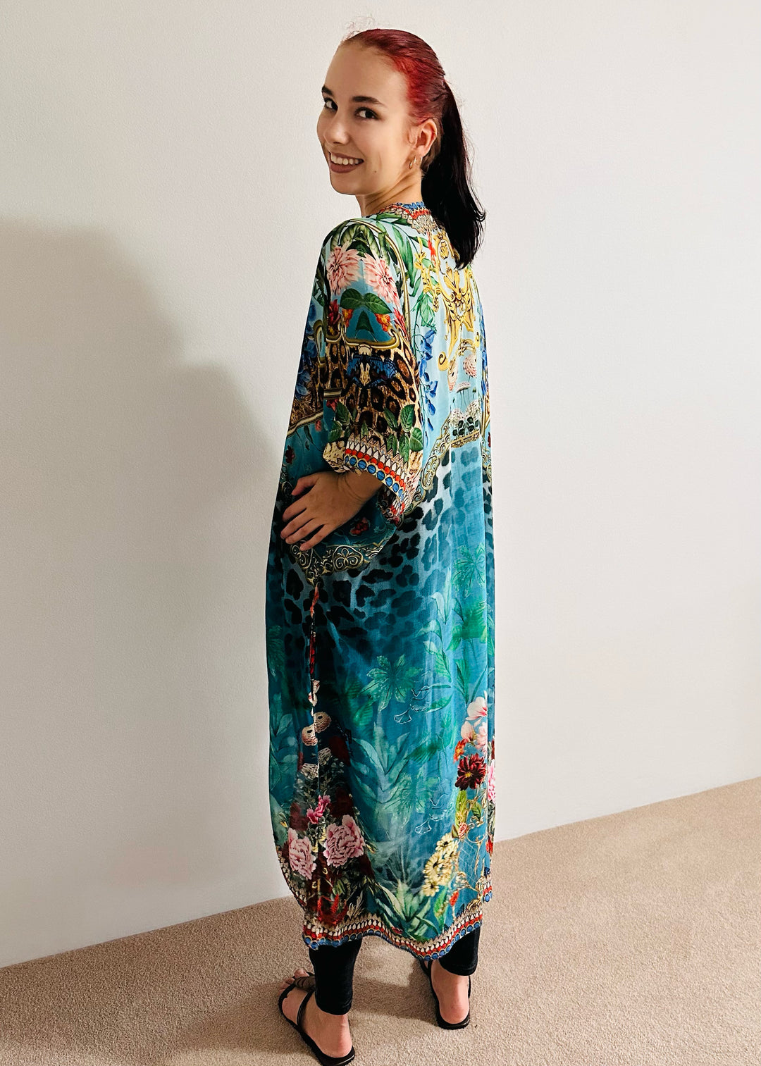 Serenity Medium Length Embellished Kimono
