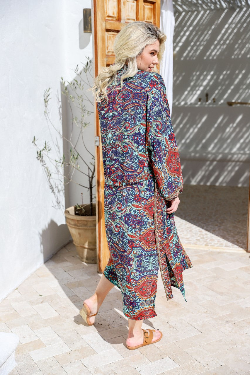 Lucy Silk Blend Kimono