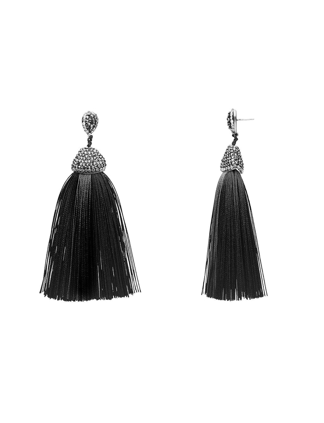 Amelie Crystal Tassel Earrings - @Saucy Ladies