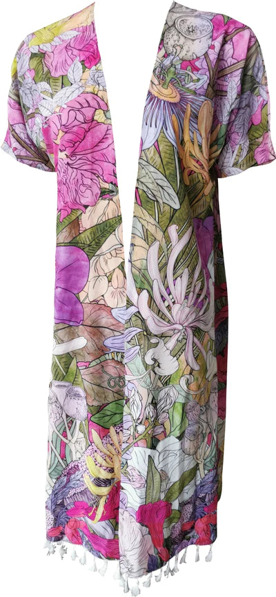 Plivati - In Bloom - Light Kaftan Robe - @Saucy Ladies