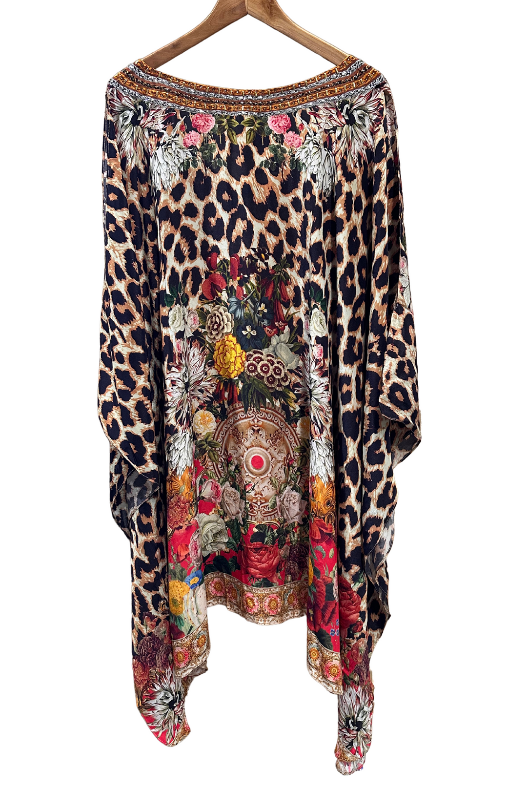 Aphrodite Cold Shoulder Short Kaftan - Animal Instinct - @Saucy Ladies