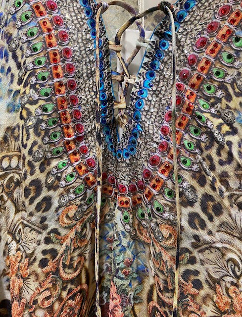 Leopard Queen Animal Print Short Kaftan - @Saucy Ladies