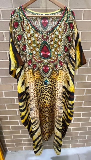 Golden Jungle Box Kaftan - @Saucy Ladies