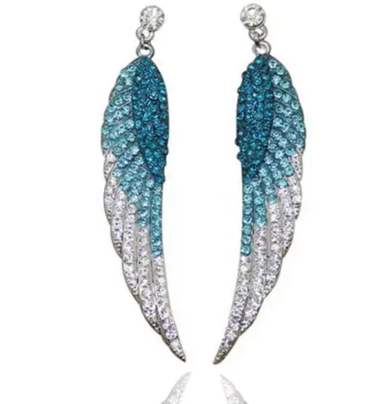 Damla Aqua Wings Earrings - @Saucy Ladies