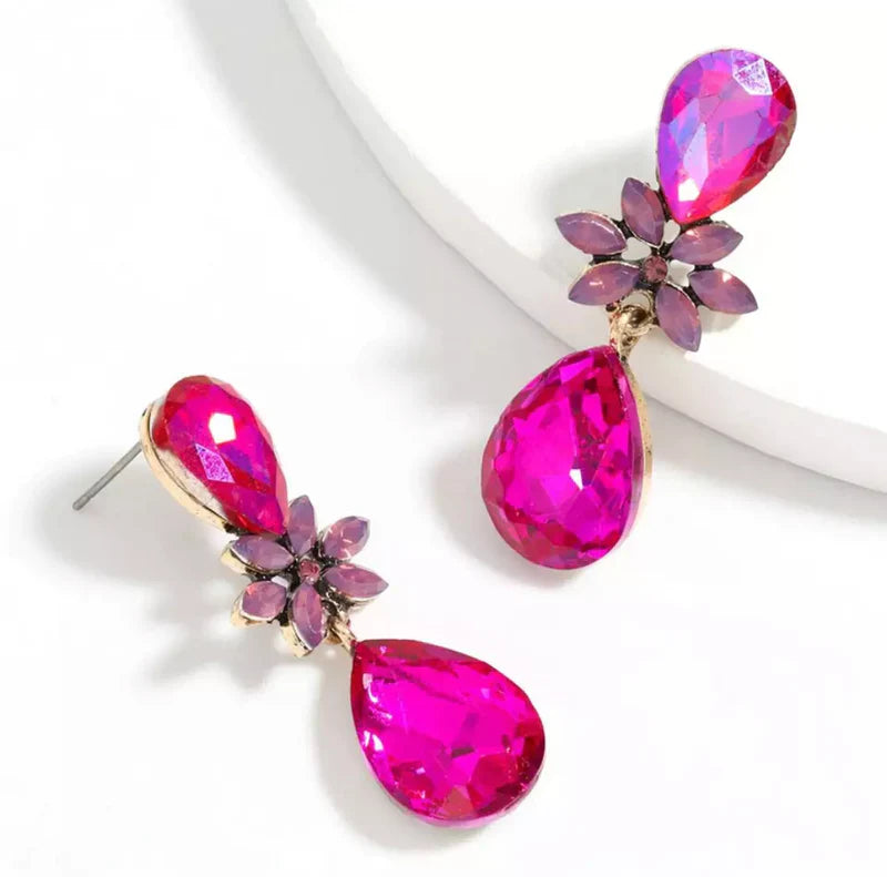 Anna Pink Earrings - @Saucy Ladies