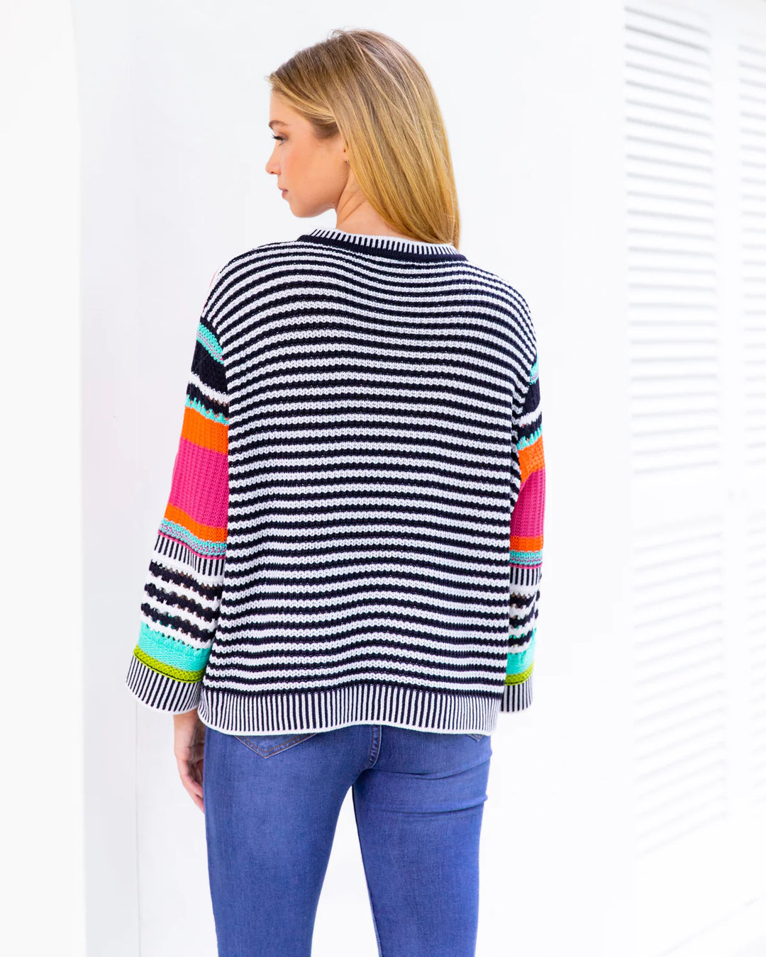 Primary Brights Stripe Knit Jumper - @Saucy Ladies