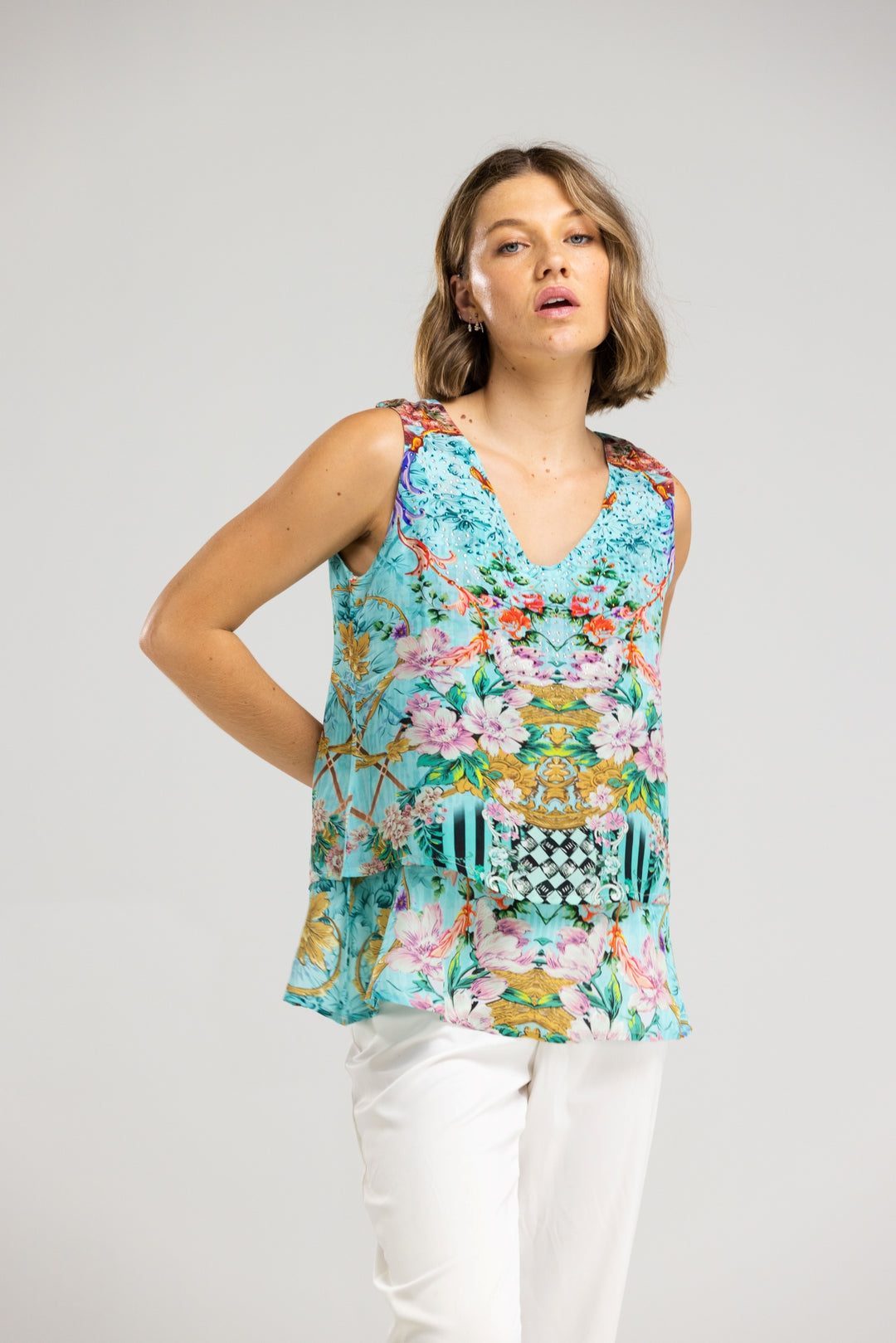 Inoa - Palermo Collection Layered Tank Top - @Saucy Ladies