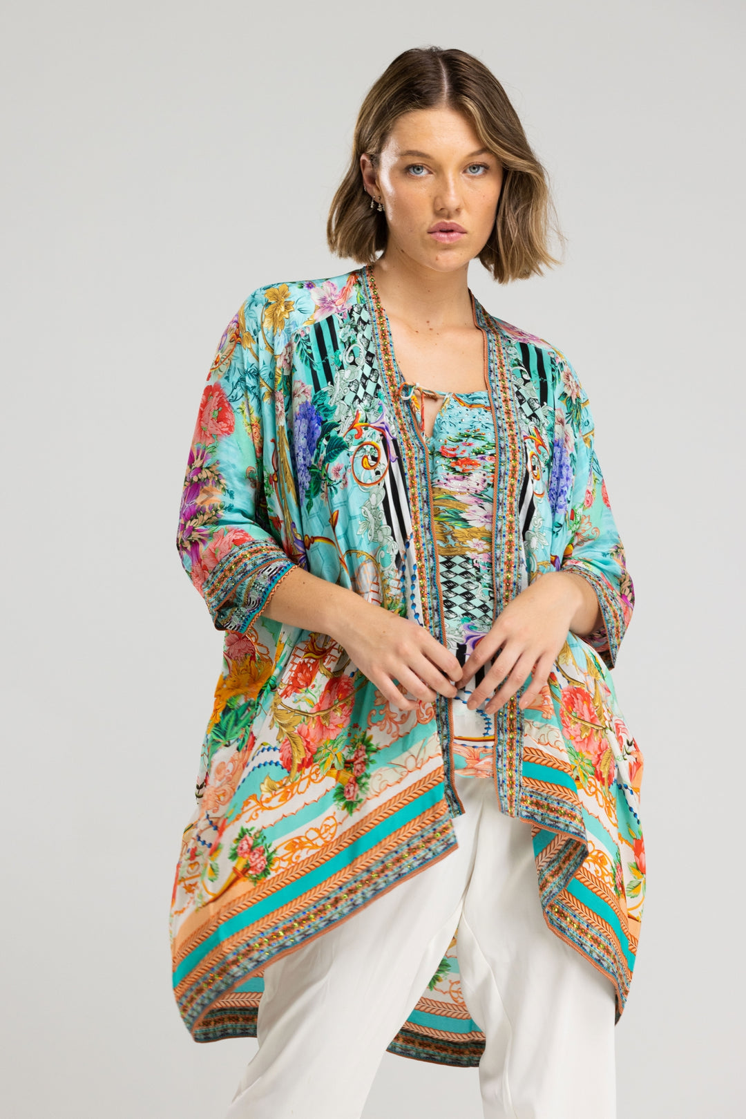 Inoa - Palermo Collection Kimono Short Shrug - @Saucy Ladies