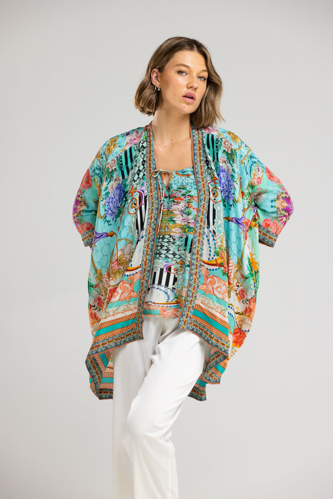 Inoa - Palermo Collection Kimono Short Shrug - @Saucy Ladies