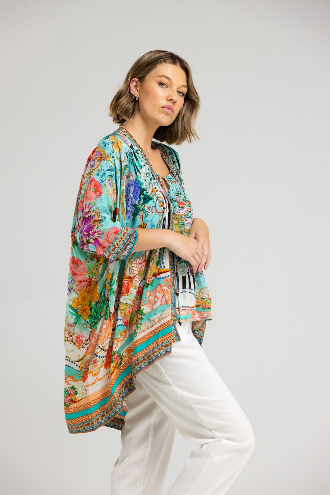 Inoa - Palermo Collection Kimono Short Shrug - @Saucy Ladies