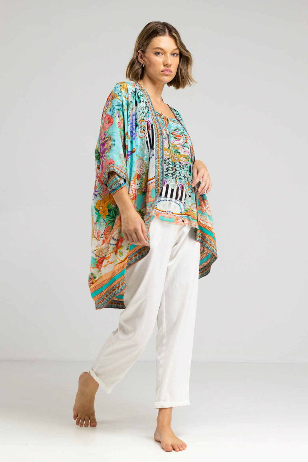 Inoa - Palermo Collection Kimono Short Shrug - @Saucy Ladies