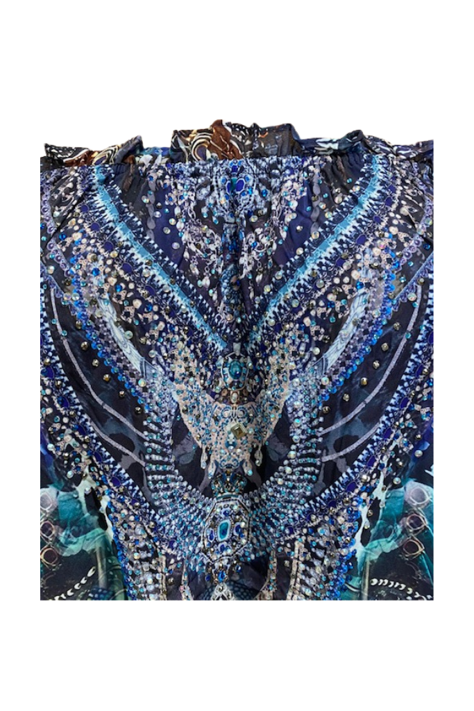 Festival Embellished Off Shoulder Dress - Gems by Lorraine Designs - @Saucy Ladies