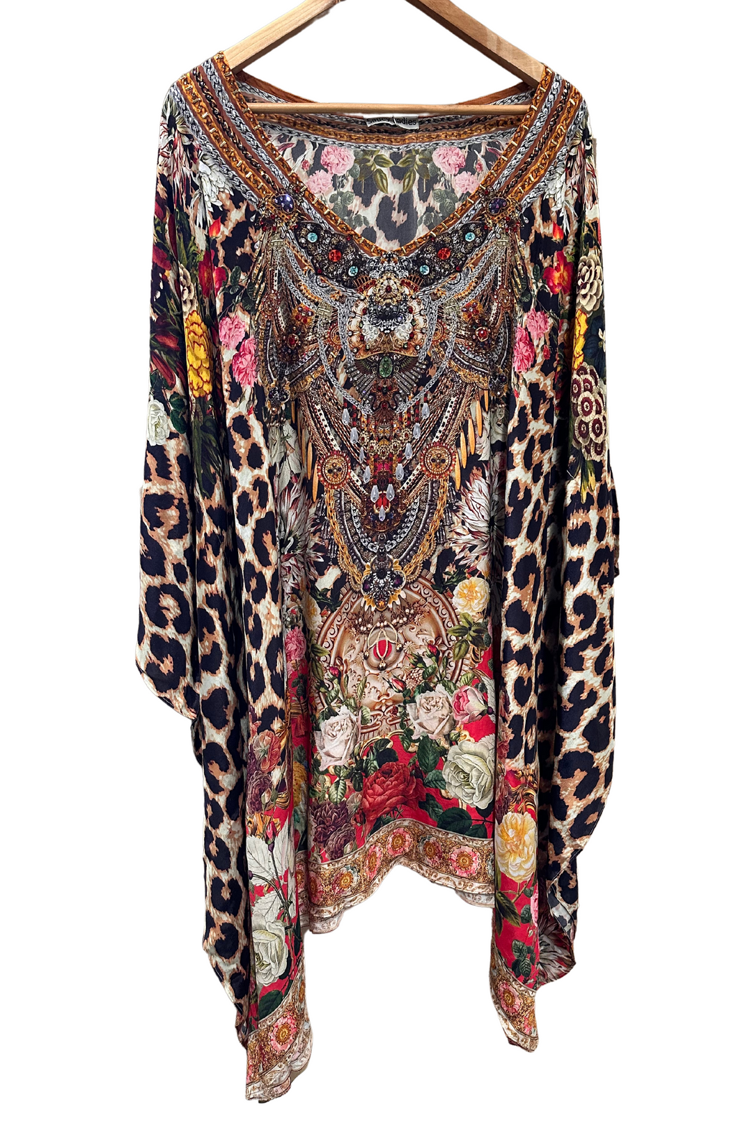 Aphrodite Cold Shoulder Short Kaftan - Animal Instinct - @Saucy Ladies