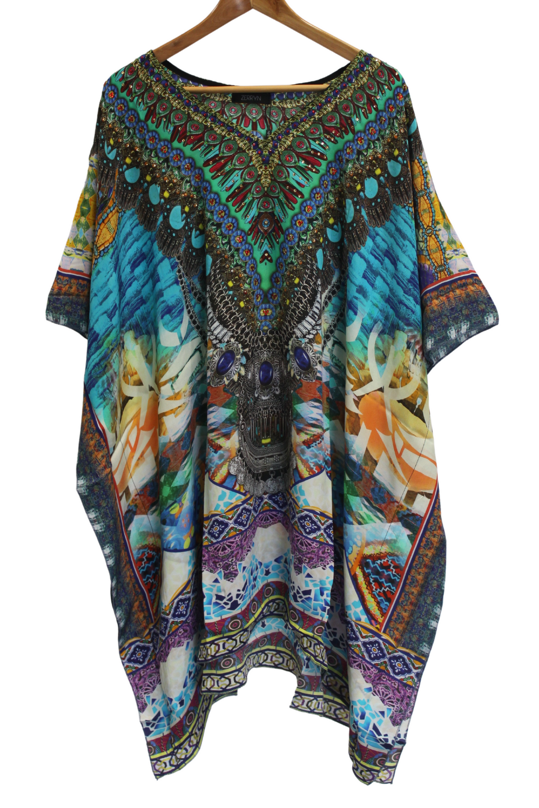 Zerryn Cosmopolitan Short Silk Kaftan - @Saucy Ladies