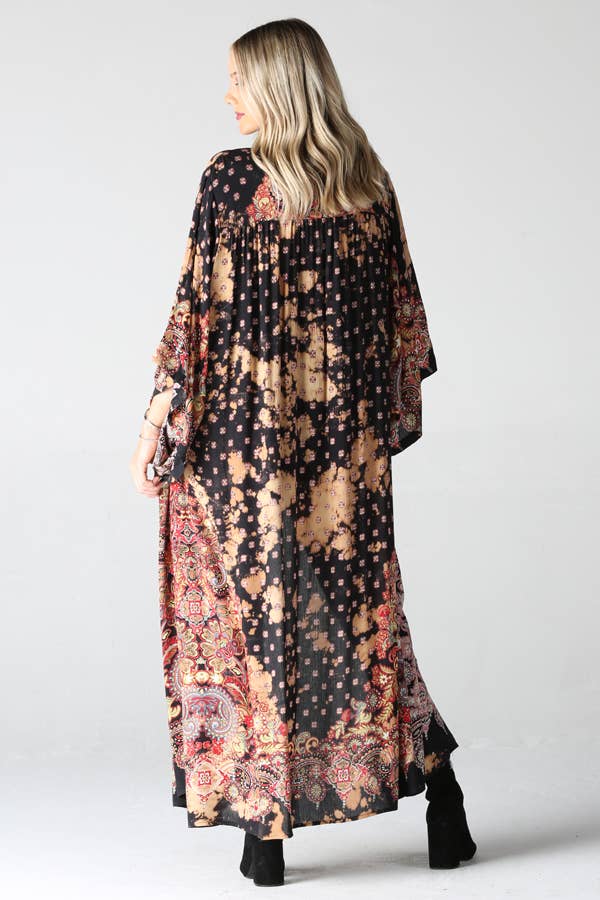 Katya Boho Maxi Kimono Duster