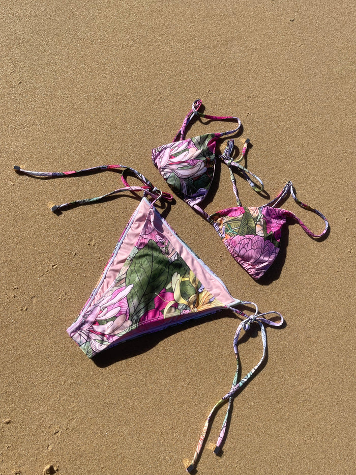 Plivati - Mia "In Bloom" String Triangle Bra Style Bikini Top - @Saucy Ladies